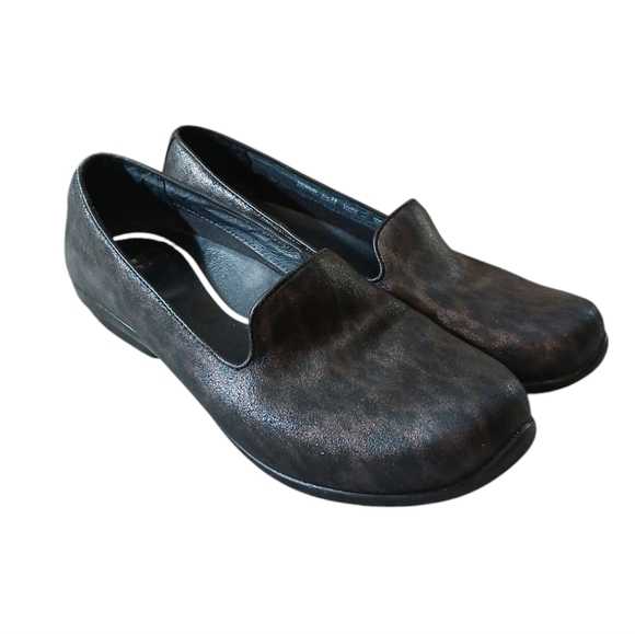 Dansko Olivia Leopard Print Metallic Loafer Flat Women's size 9 - Picture 10 of 10